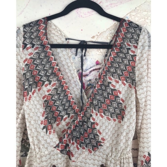 Free People Sheer Boho Tunic -fun festival nights! - Picture 2 of 7